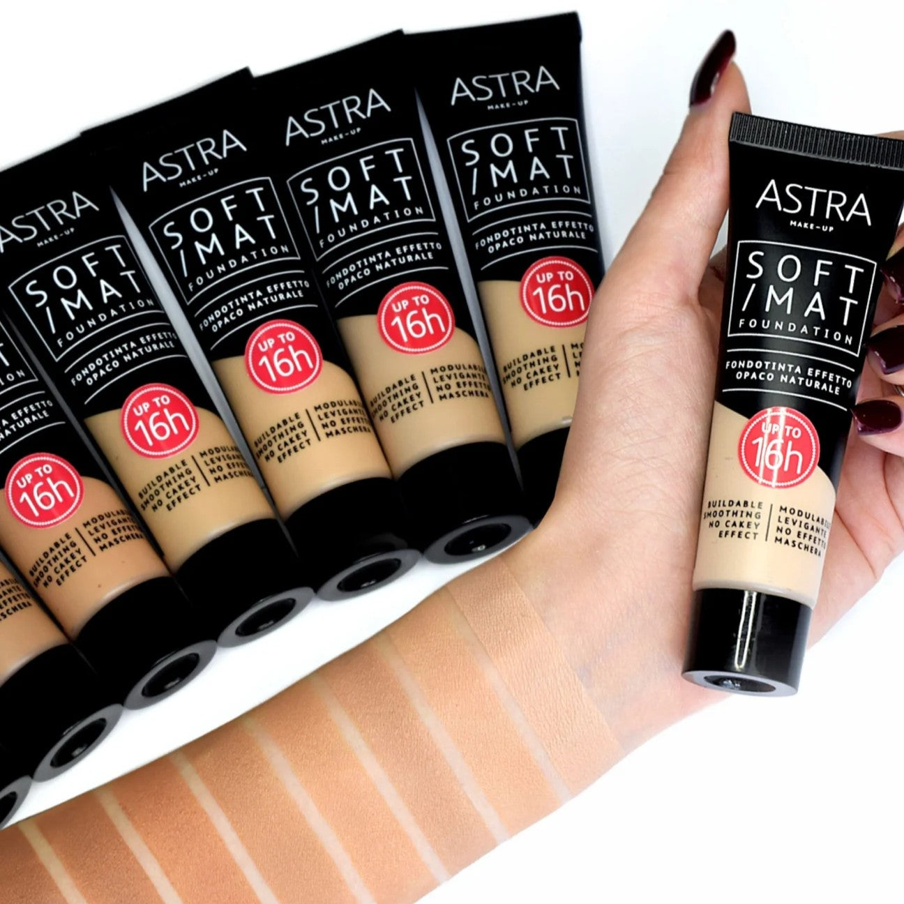 Fondotinta Effetto Opaco Naturale Soft Matt Astra - 30ml