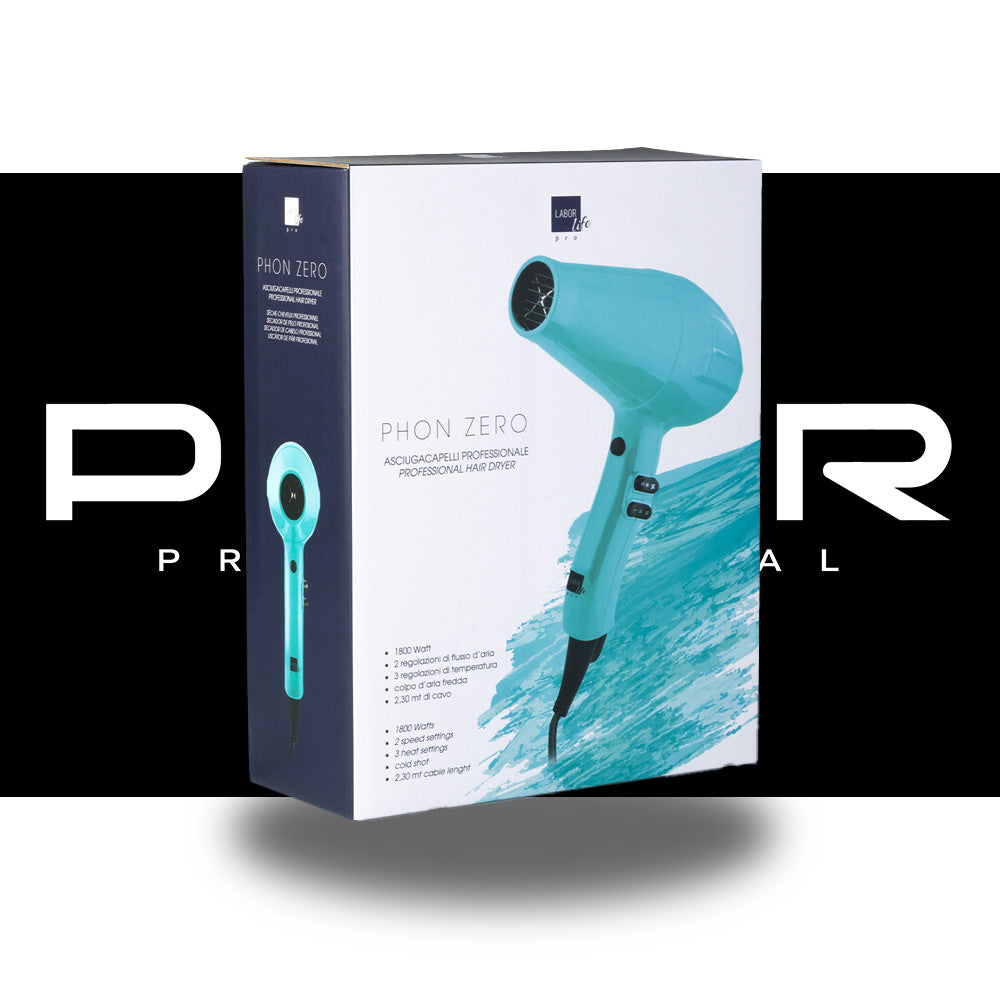 Phon Zero Asciugacapelli Professionale Labor W008C - 1800W