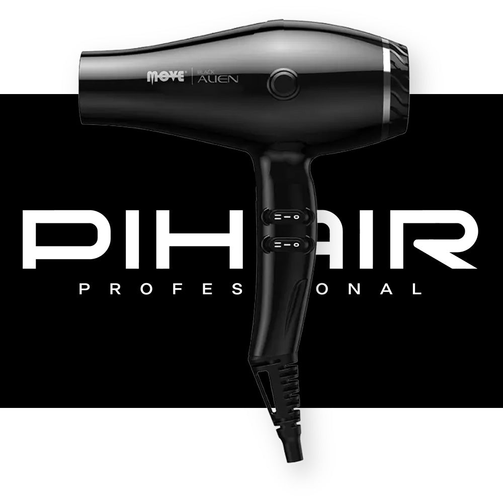 Asciugacapelli Professionale Move Black Alien - 2200W
