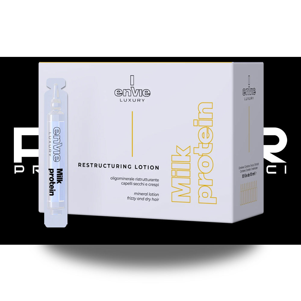 Fiale Ristrutturanti Oligominerale Luxury Milk per Capelli Secchi e Crespi Envìe Milano - 10 fiale
