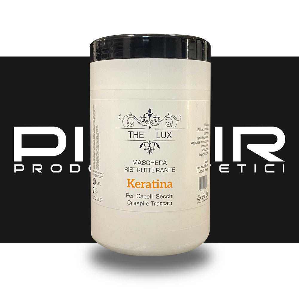 Maschera The Lux Keratina Ristrutturate per capelli Secchi, Crespi e Trattati - 1000ml