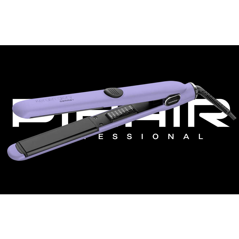 Piastra Stirante per Capelli Keratin Glory Gamma+ Viola