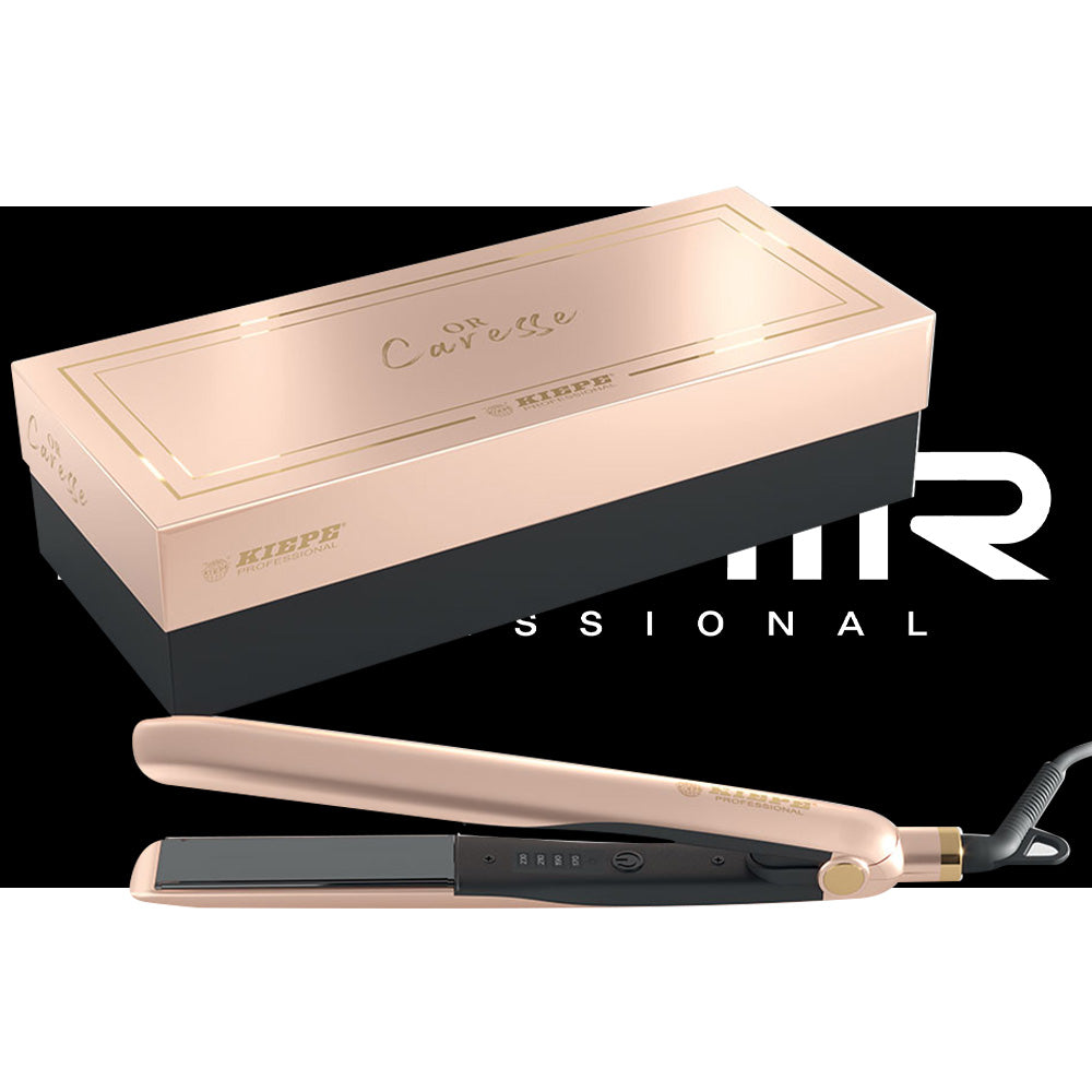 Piastra per Capelli Professionale Caresse KIEPE - Rosa Cipria