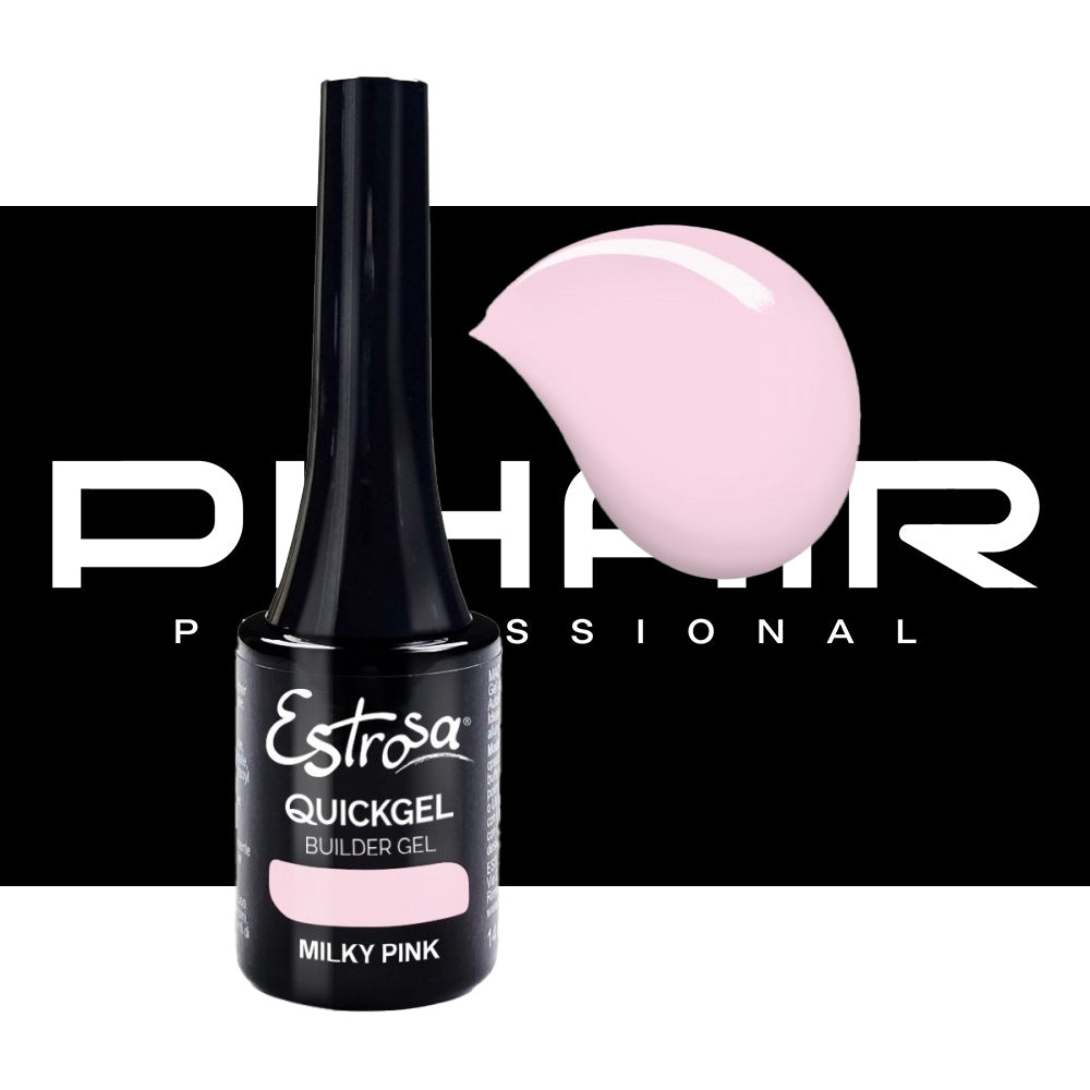 Quickgel Builder Gel Estrosa 14ml - Milky Pink 8563