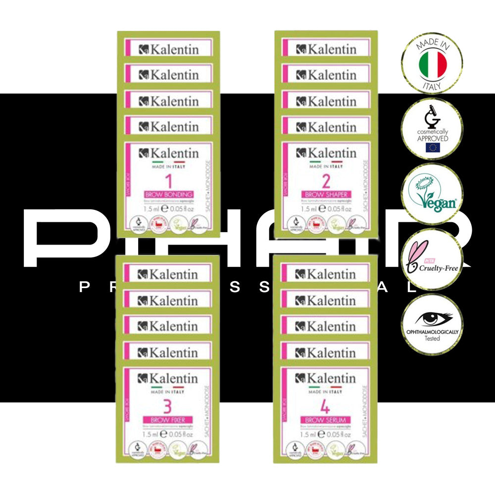 UNA BROW Kit Laminazione Sopracciglia Monodose 20 Bustine - 5 applicazioni