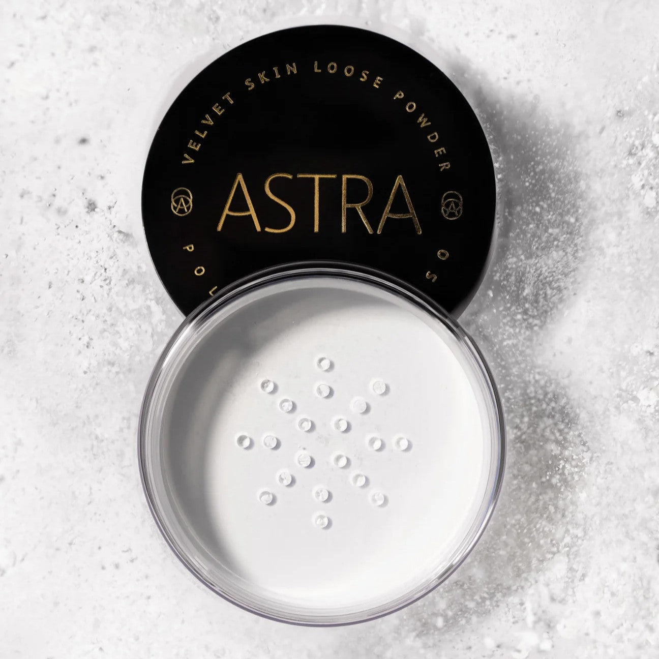 VELVET SKIN LOOSE POWDER TRASPARENTE BASE TRUCCO ASTRA - 01