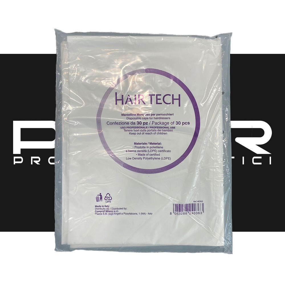 Mantelline Monouso Hair Tech per Parrucchieri - 30 pezzi