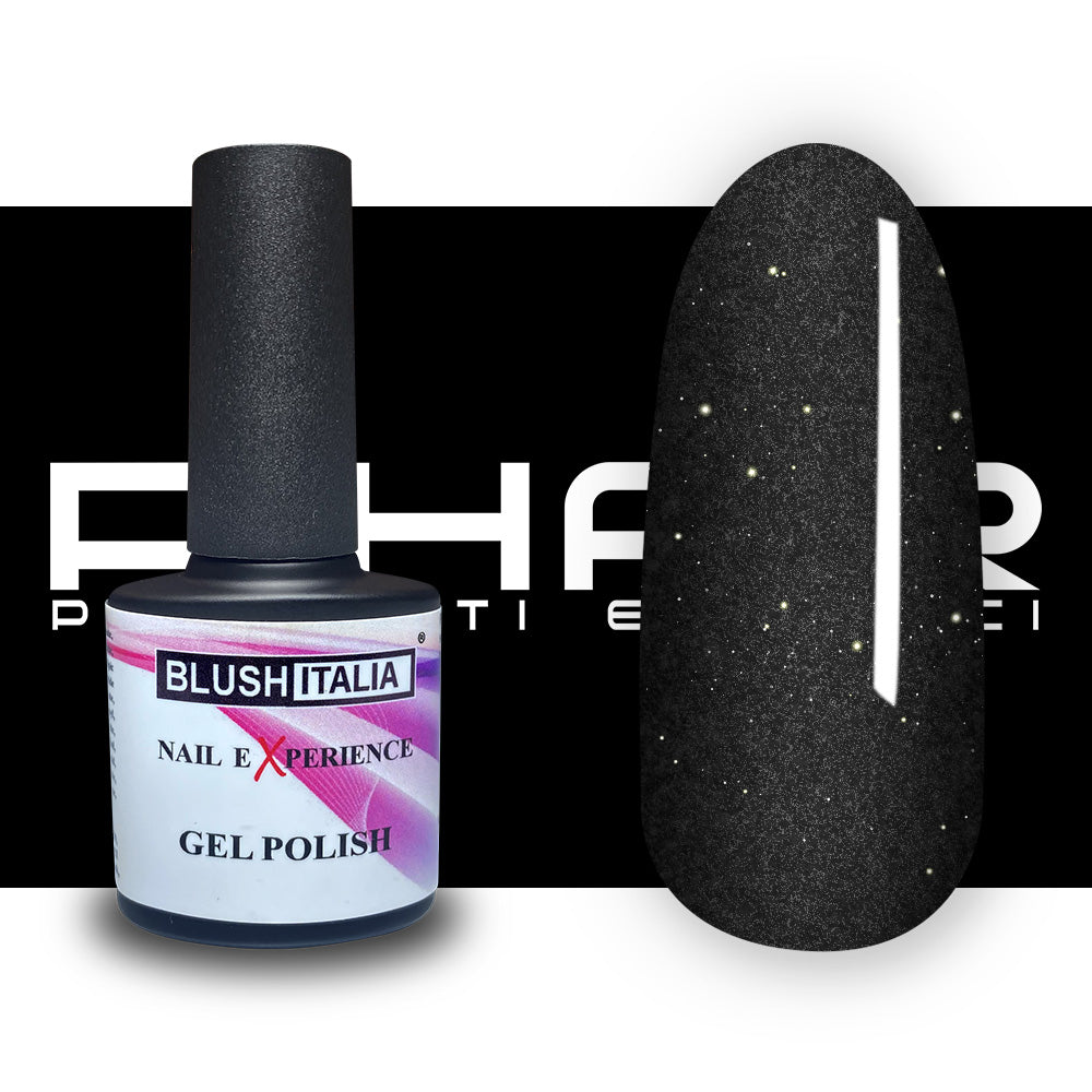Semipermanente Gel Polish Blush Italia n36 - Black Stars