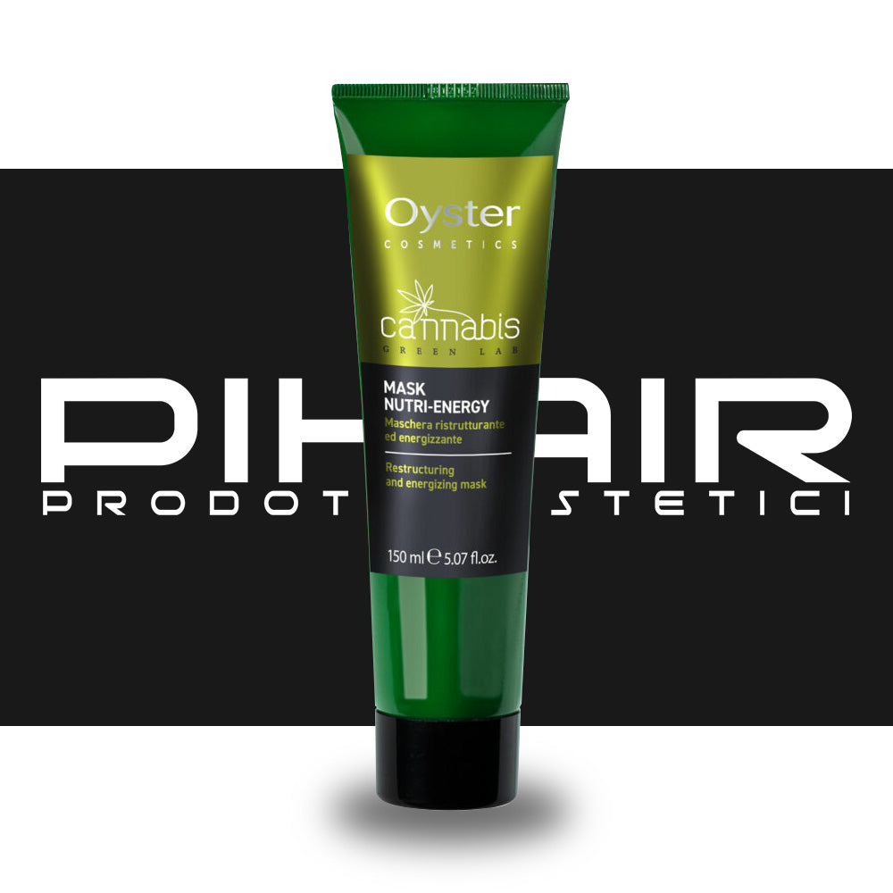 Maschera Cannabis Biologica Ristrutturante ed Energizzante Oyster Cosmetics - 150ml