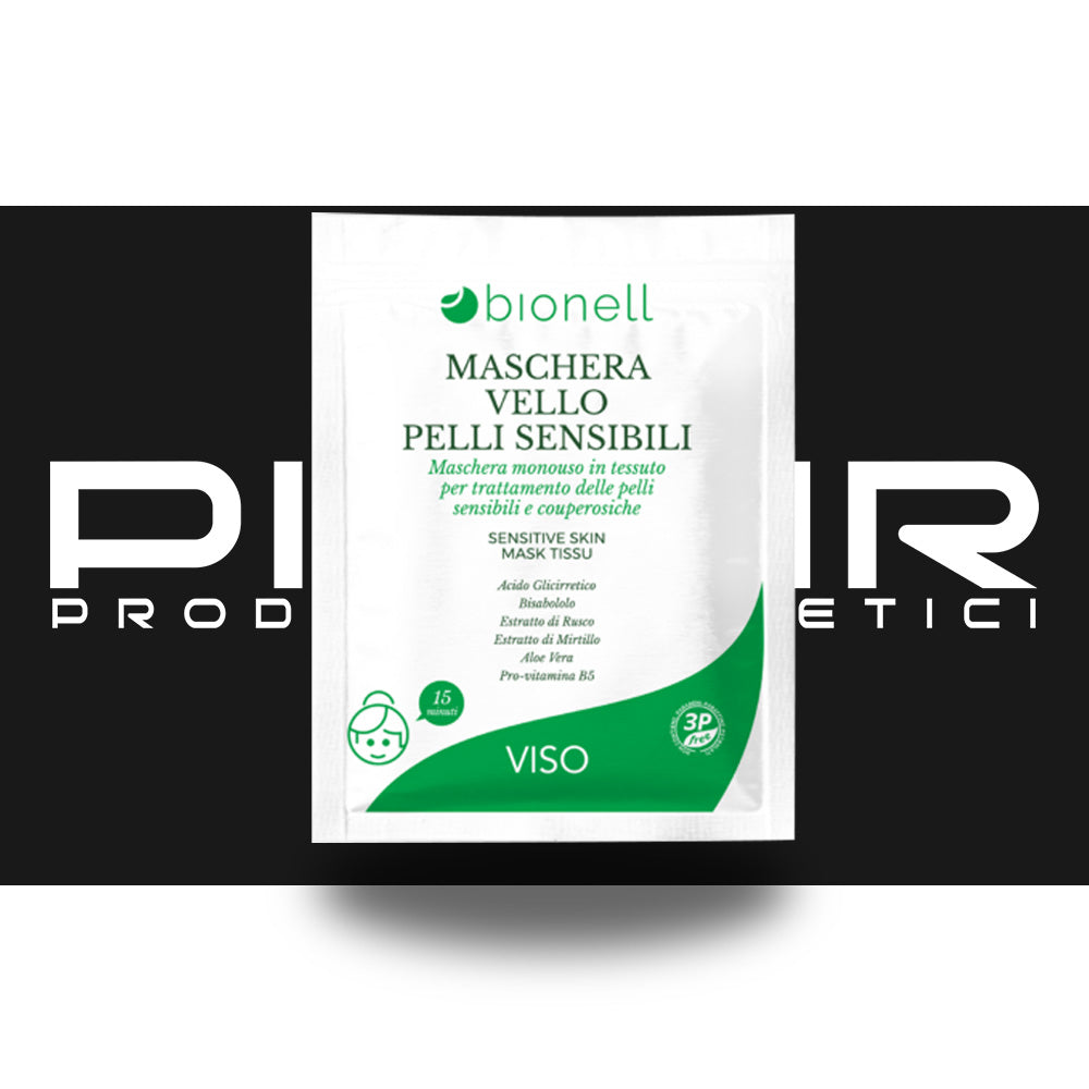 Maschera Vello Pelli Sensibili Bionell - Monouso