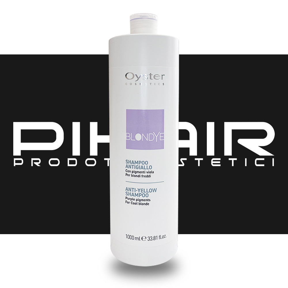 Shampoo Antigiallo Blondye Oyster Cosmetics per Biondi Freddi (250ml - 1000ml)