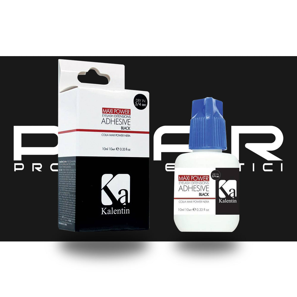Colla Maxi Power Nera per Extension Ciglia Kalentin - 10ml