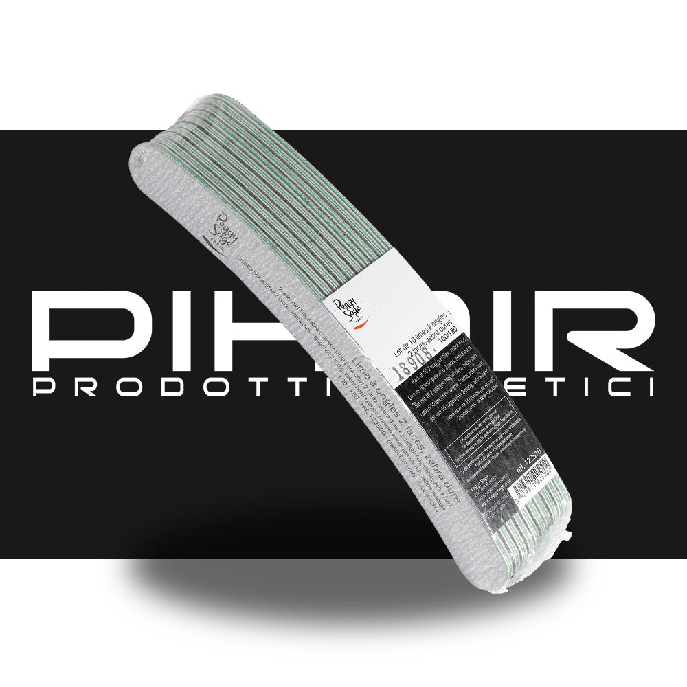 Lime lavabili 2 lati a forma di banana zebra 100/180 Peggy Sage - 10 pezzi