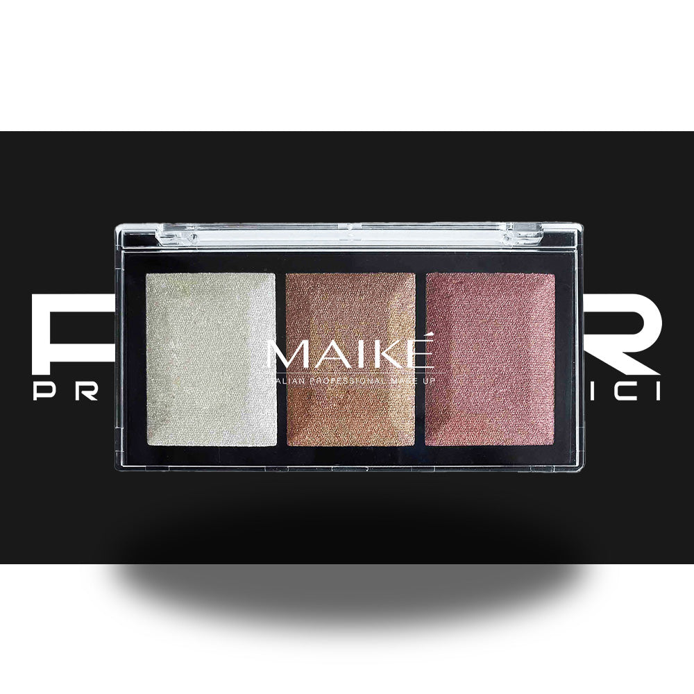 Palette Lingotti Illuminanti 3 colori Maiké Professional - 11,5g