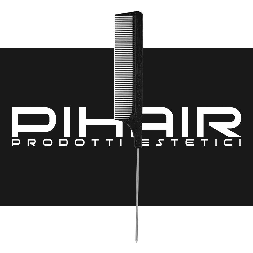 Pettine a coda Ego in Carbonio e Acciaio inox - 606C510