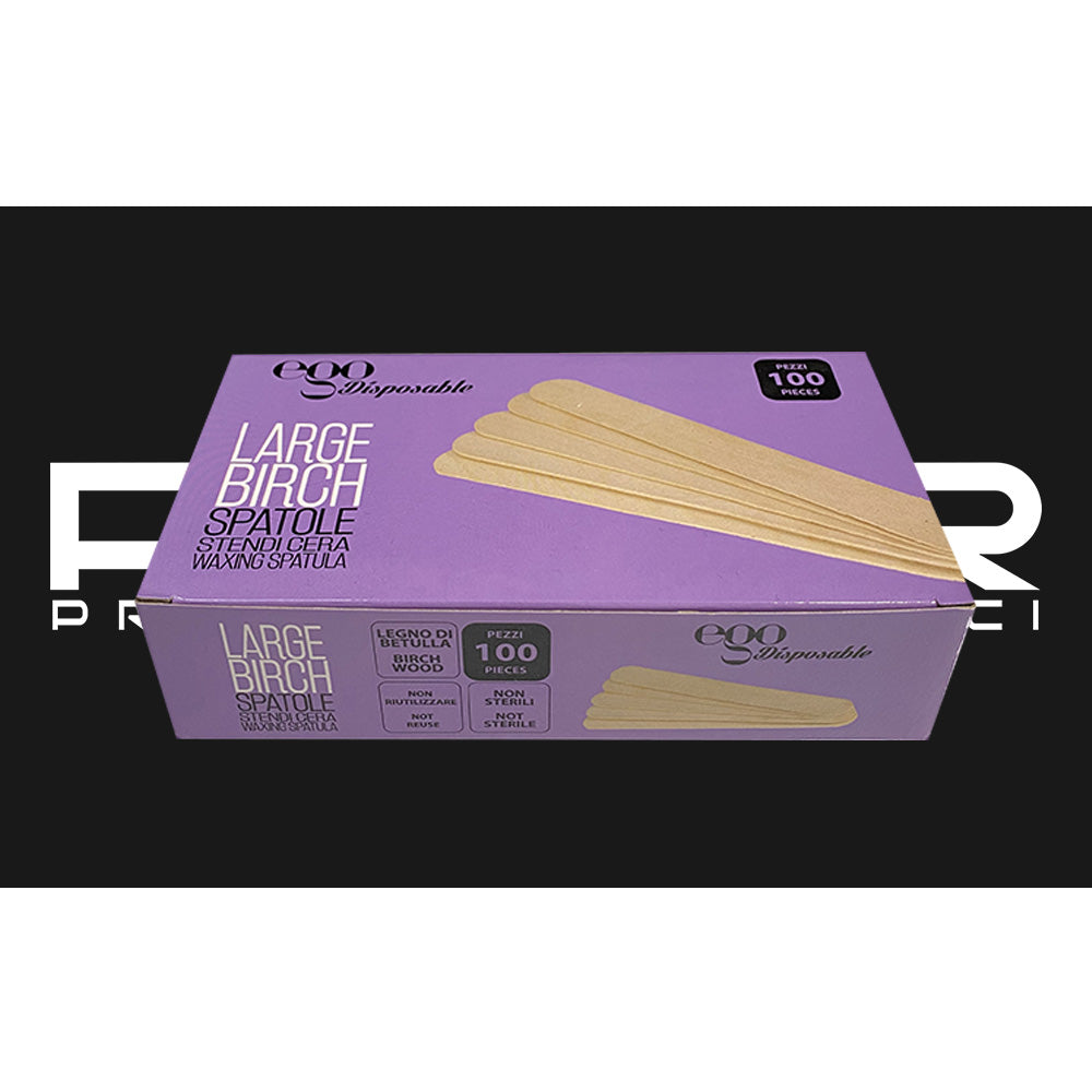 Spatole Stendi Cera Ego Large - 100pz