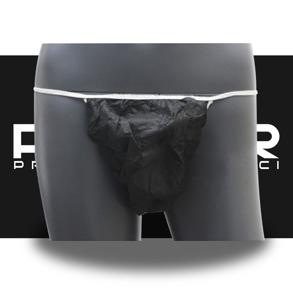 Tanga Uomo Quickepil in TNT Nero - 100pz