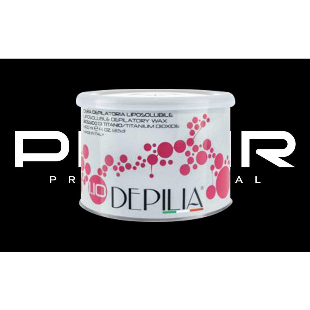 Cera Depilatoria Liposolubile Depilia 400ml - Biossido di Titanio Rosa