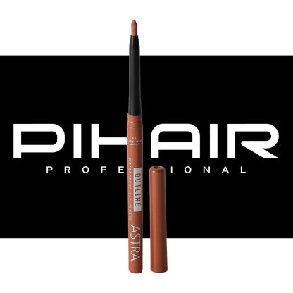 Matita Labbra Automatica Resistente all'Acqua Outline Lip Pencil Astra