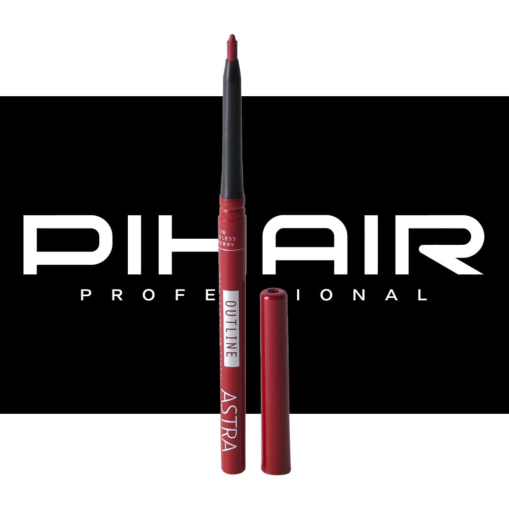Matita Labbra Automatica Resistente all'Acqua Outline Lip Pencil Astra