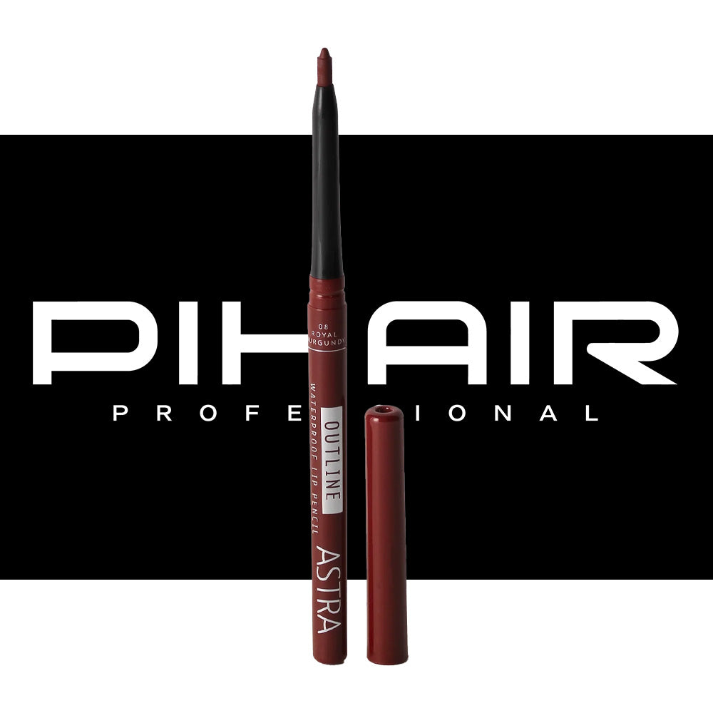 Matita Labbra Automatica Resistente all'Acqua Outline Lip Pencil Astra