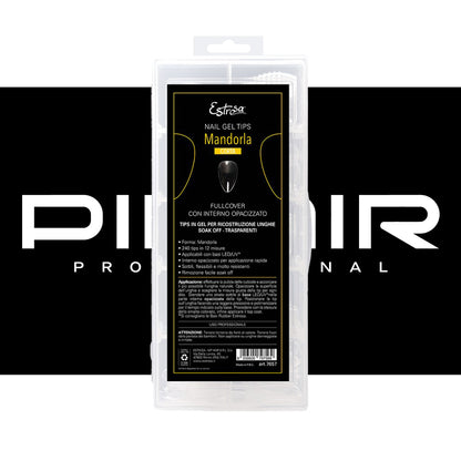 Nail Gel Tips Estrosa 12 Misure 240pz - Mandorla Corta 7657