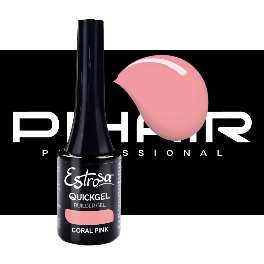 Quickgel Builder Gel Estrosa 14ml - Coral Pink 8567