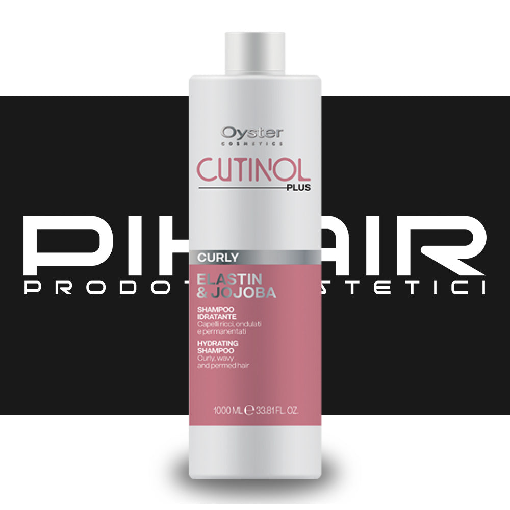 Shampoo Curly Cutinol Plus per Capelli Ricci, Ondulati e Permanentati Oyster Cosmetics - 1000ml