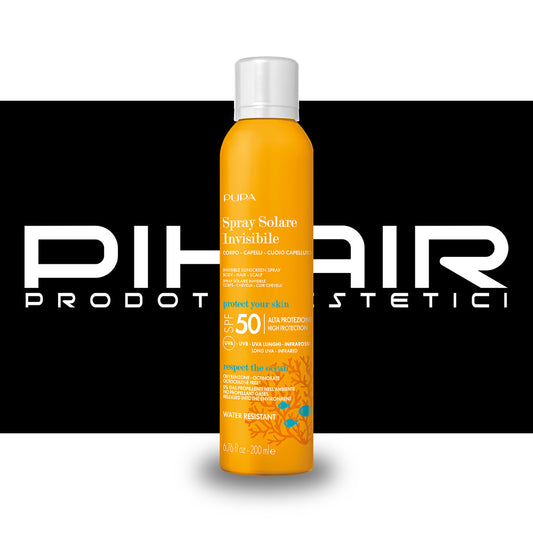 Spray Solare Invisibile Corpo e Capelli Pupa Milano 200ml - SPF50