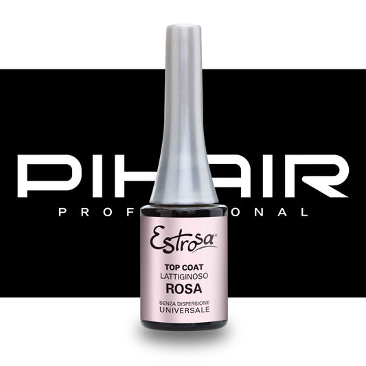 Top Coat Senza Dispersione Estrosa 14ml - Rosa Lattiginoso