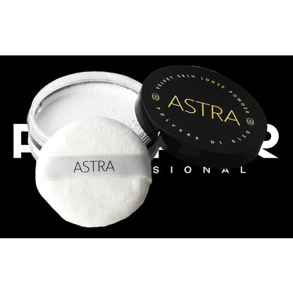 VELVET SKIN LOOSE POWDER TRASPARENTE BASE TRUCCO ASTRA - 01