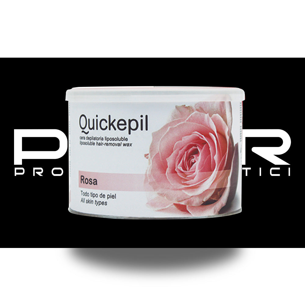 Cera Depilatoria Titanio Rosa Liposolubile Quickepil - 400ml