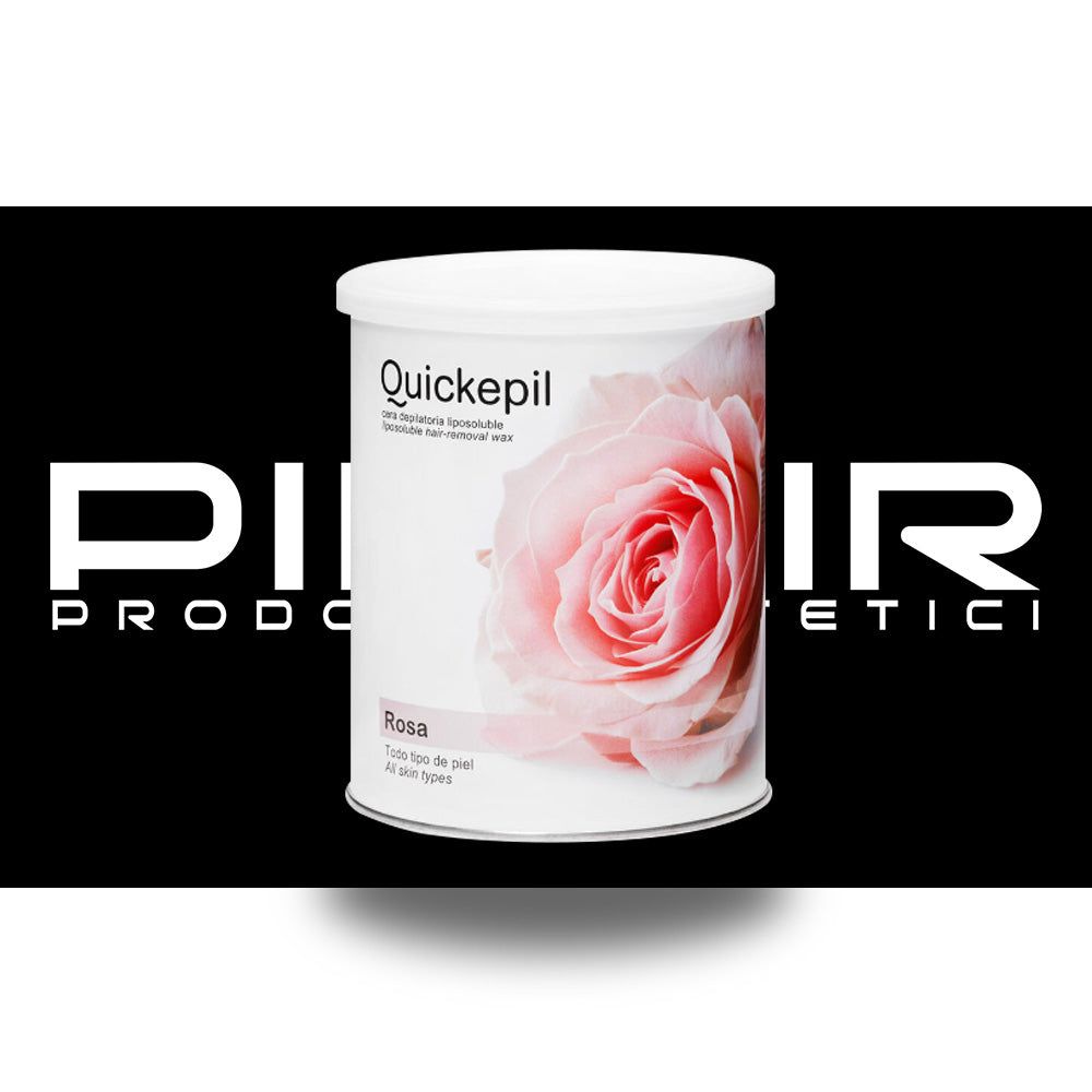 Cera Depilatoria Titanio Rosa Liposolubile Quickepil - 800ml