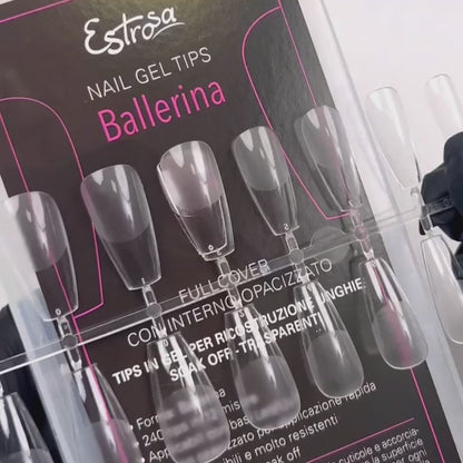 Nail Gel Tips Estrosa 12 misure 240pz - Ballerina